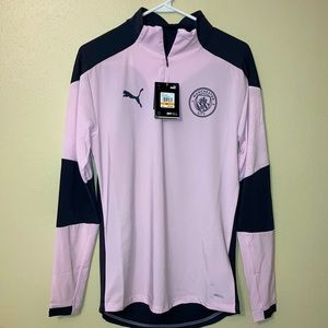 Puma Manchester City FC DryCell 1/4 Zip Shirt